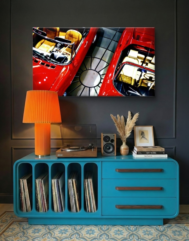 Photo 50x88 cm • cousines germaines • YOUNGTIMER • APR014