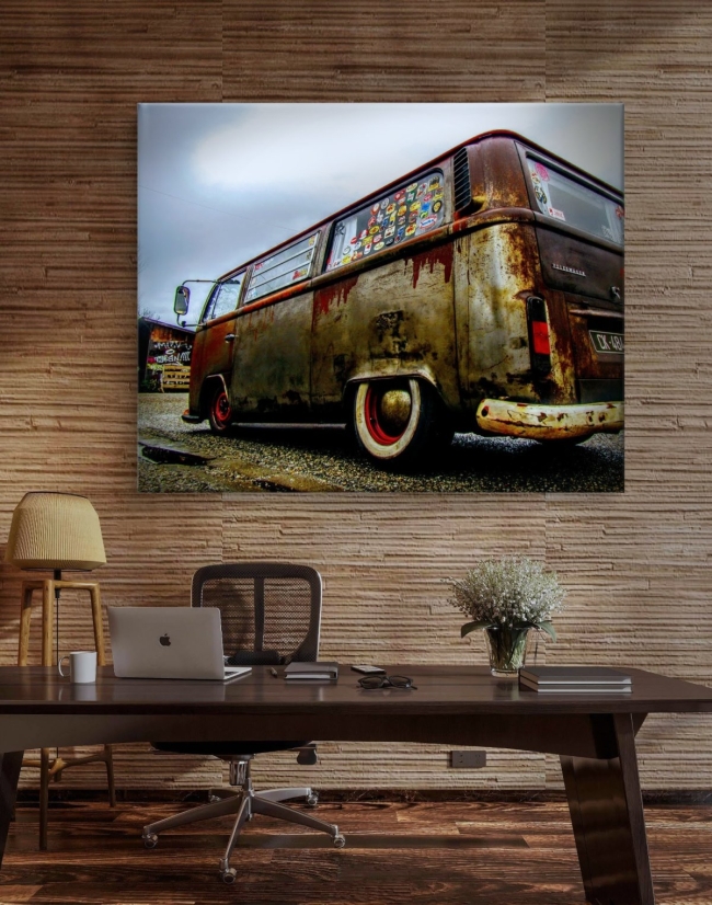 Photo 40x50 cm • oxyde de fer • VOLKSWAGEN • APR020